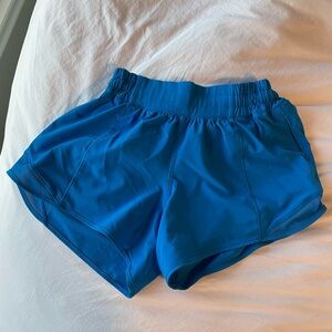 lululemon poolside hotty hot shorts, no built in underwear, size 4